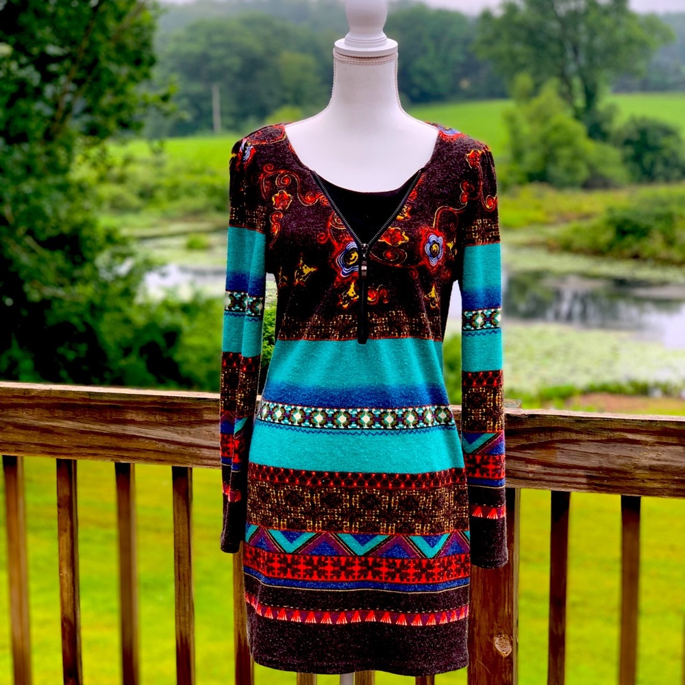 Fun Tunic - or Dress - size Large